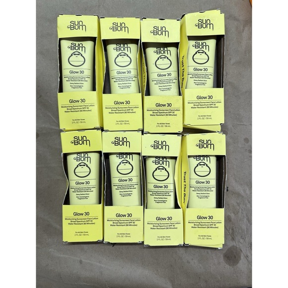 Sun Bum Other - 8 Packs Sun Bum Glow 30 Moisturizing Sunscreen Face Lotion SPF 30 2 oz Exp 4/25